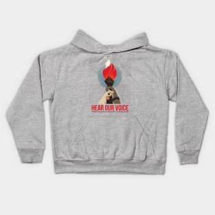 Hear Our Voice Tees Kids Hoodie